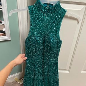 Sherri Hill High Neck Cocktail Dress